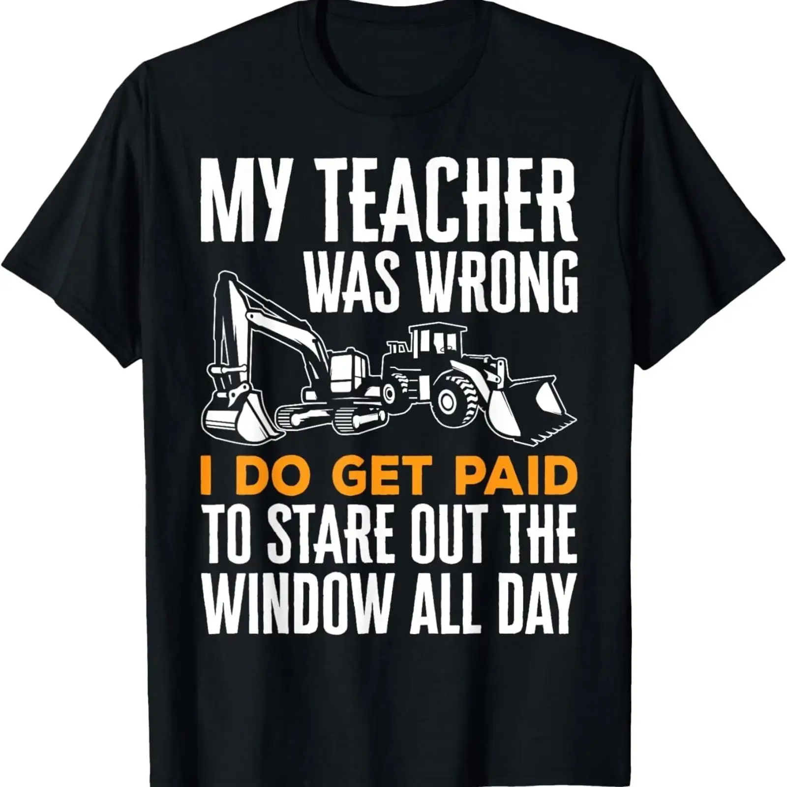 Heavy Equipment Washing - Grappige T-shirt met afbeelding van een